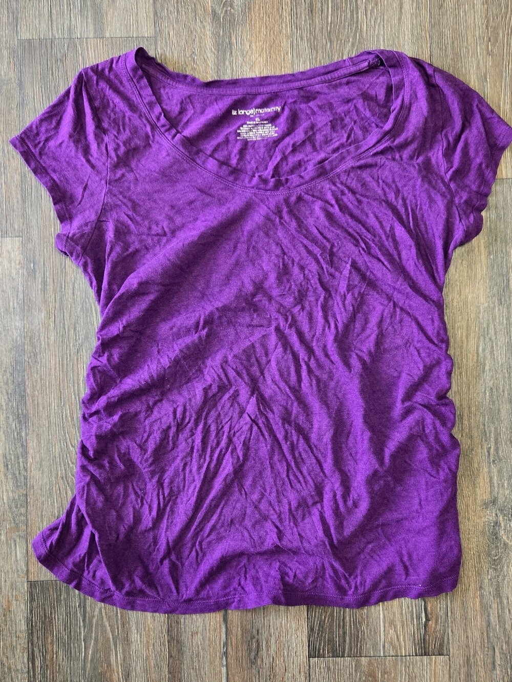Liz Lange Maternity Short Sleeve Shirt Womens Size X-Large